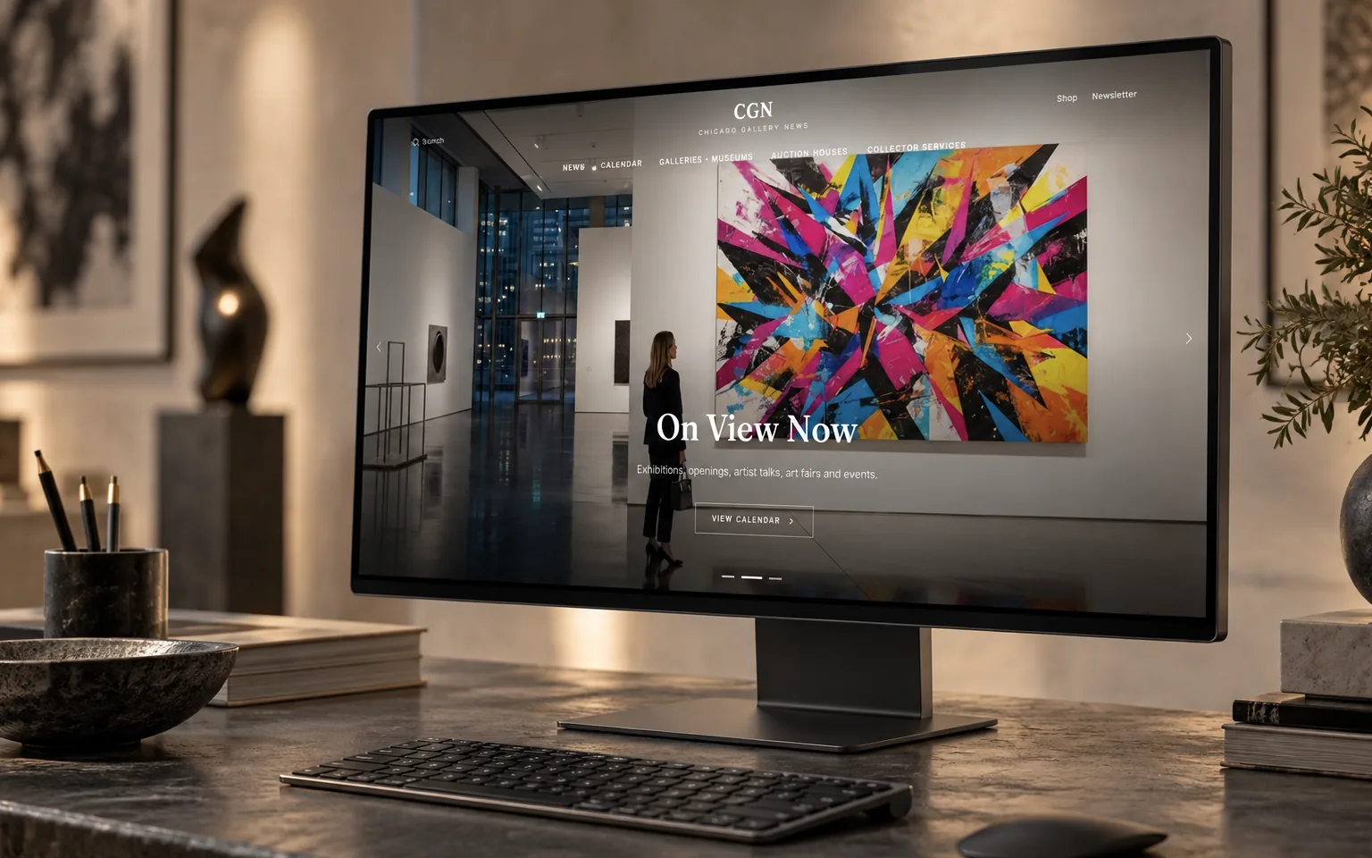 Chicago Gallery News — Website · Arts & Culture